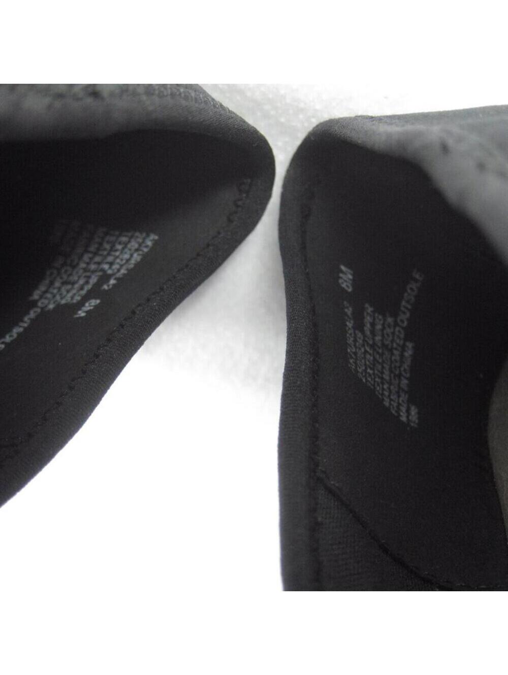 Anne Klein Womens 8 Black Ballet Flats Ursala Square Cap Toe Buckle NEW IN BOX - Picture 9 of 9